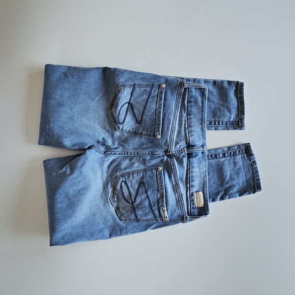 Womens Seven7 size 4 Tummyless Ripped Skinny Jeans - Picture 9 of 14